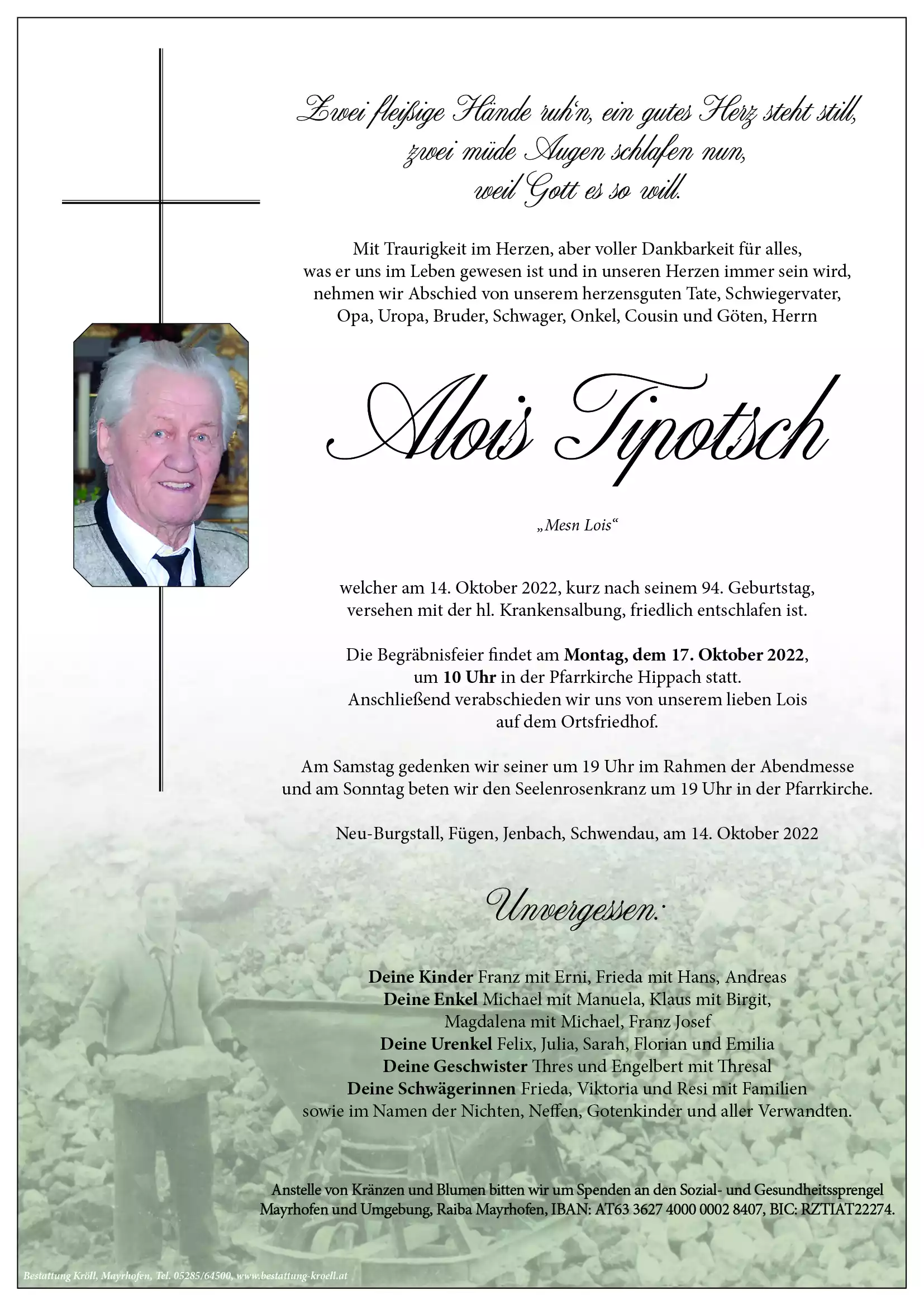 Parte von Alois Tipotsch